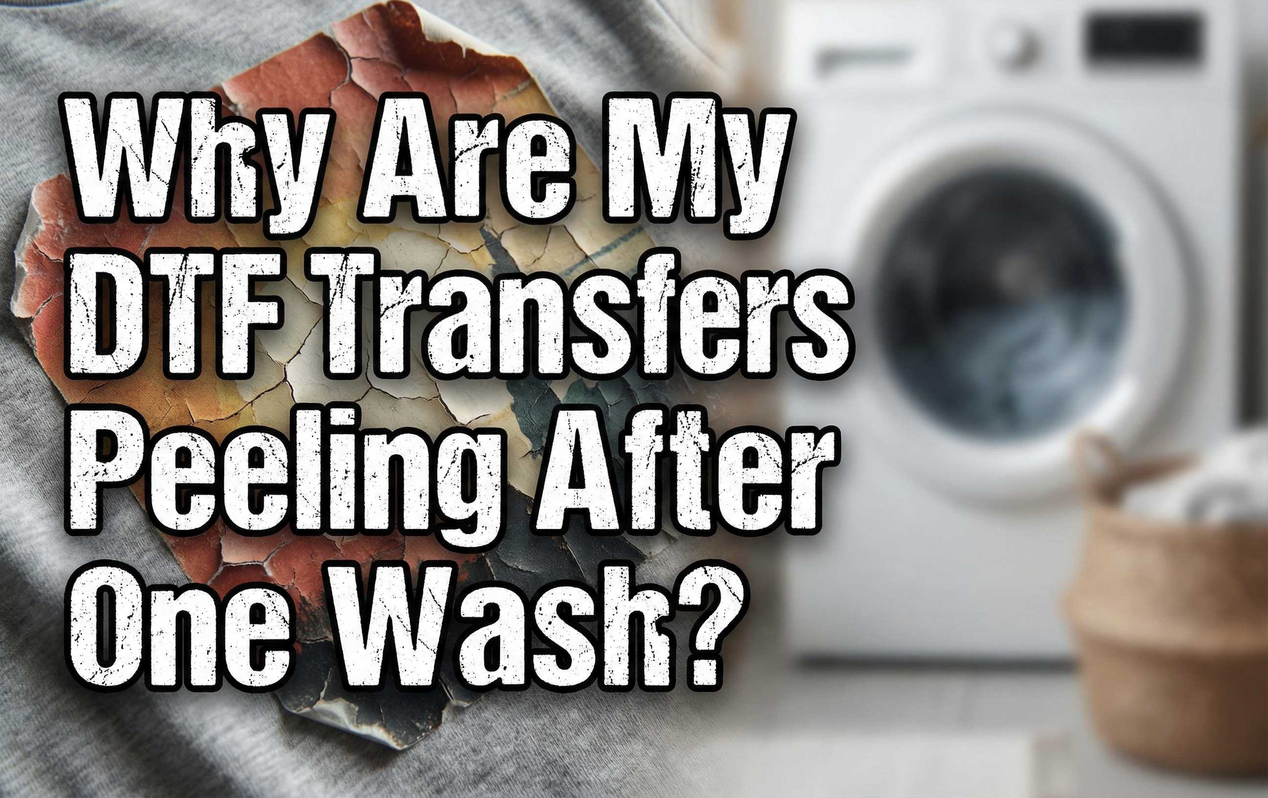 Why Are My DTF Transfers Peeling After One Wash? 7 Solutions for Better Durability